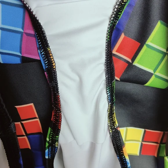 Rare Iconic Blackmilk Tetris Nintendo Gameboy One Piece Swimsuit, Sz Small - Picture 5 of 8